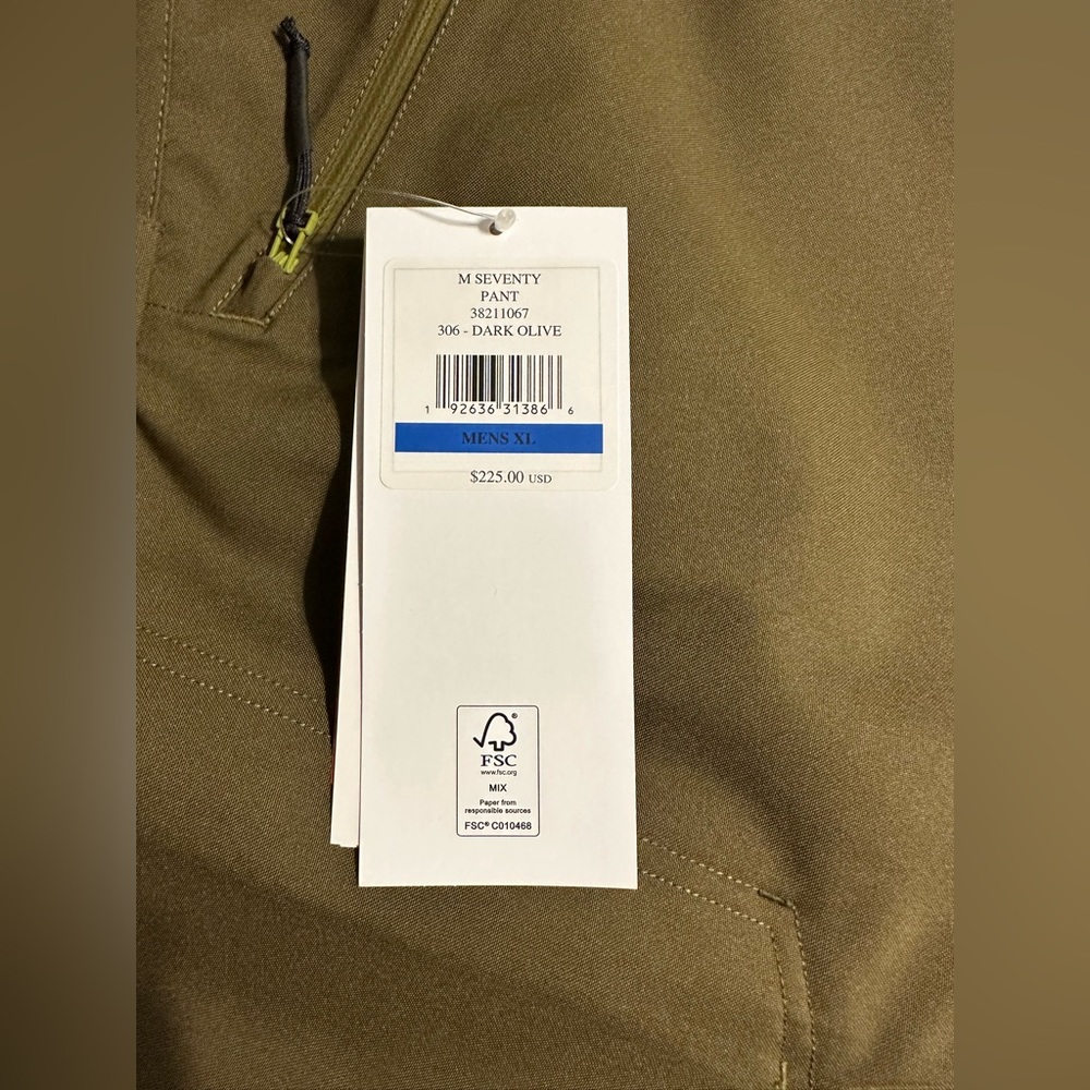 NWT Spyder Men’s seventy insulated pant in Dark olive - Picture 5 of 6